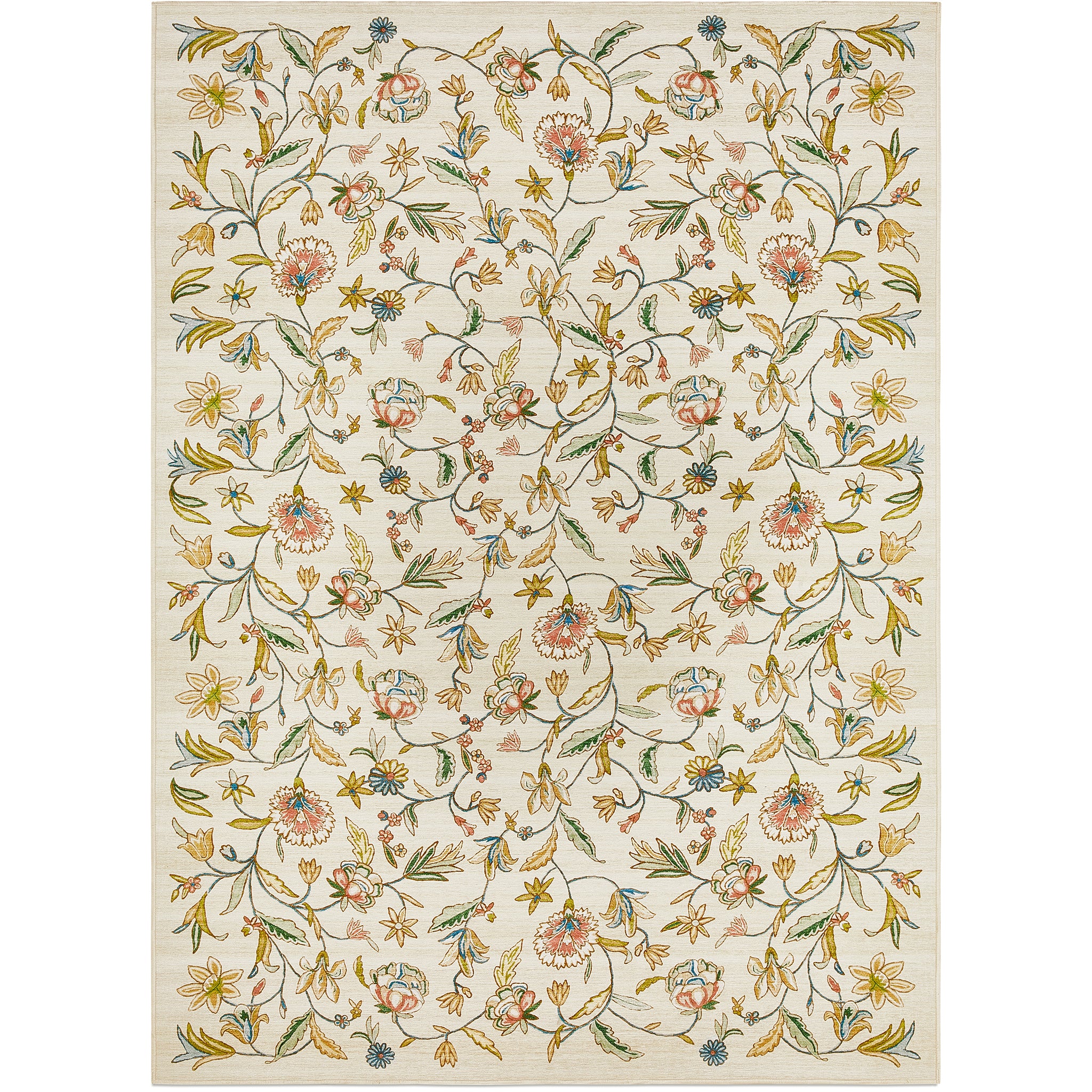 Mil Flores - Sand and Multi - Washable Rug– Tumble