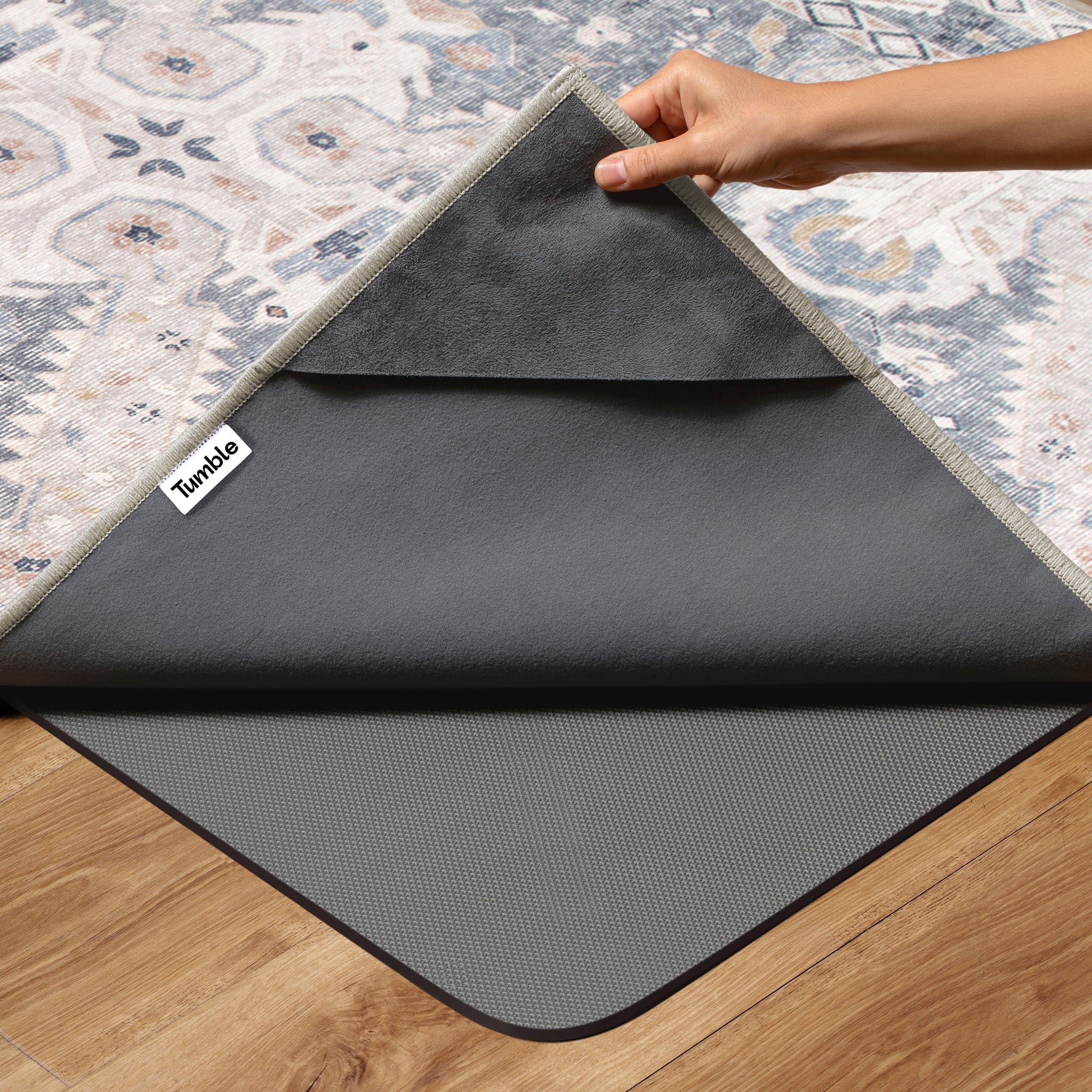 Sable - Silver/Multi - Washable Rug– Tumble