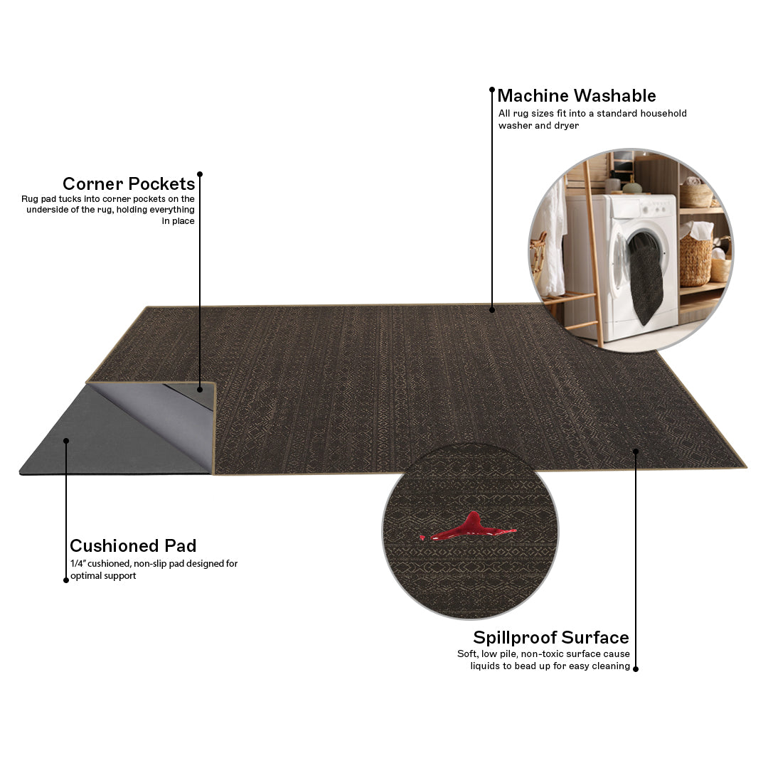 Tabor - Espresso/Taupe