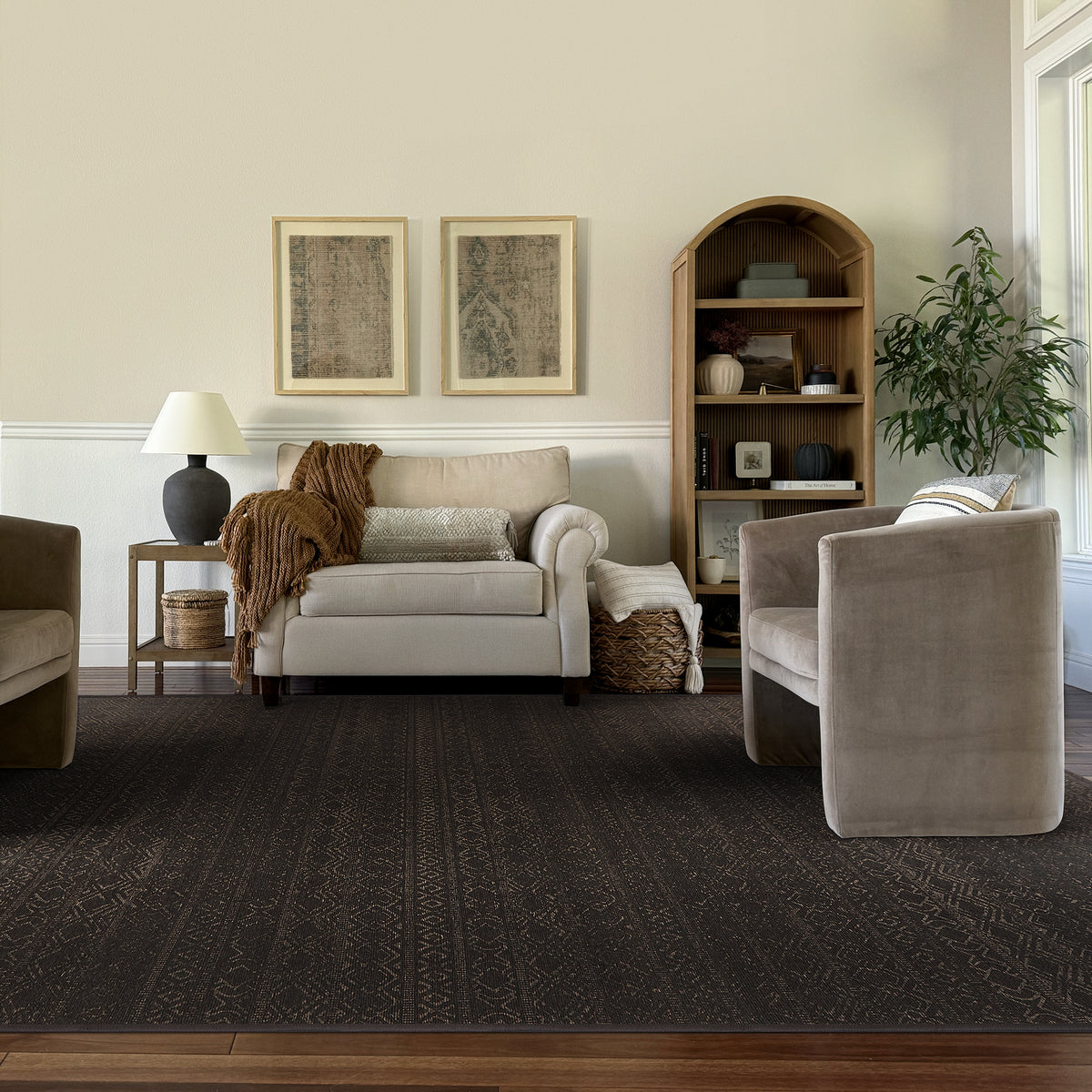 Tabor - Espresso/Taupe