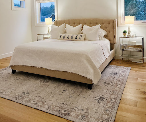 The Best Machine Washable Rug Size For a Queen Bed