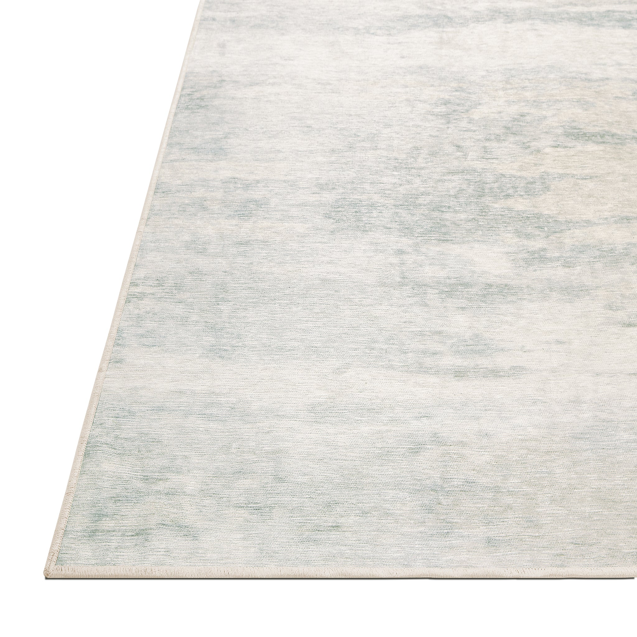 Penelope Ivory/Sage Washable Rug Tumble