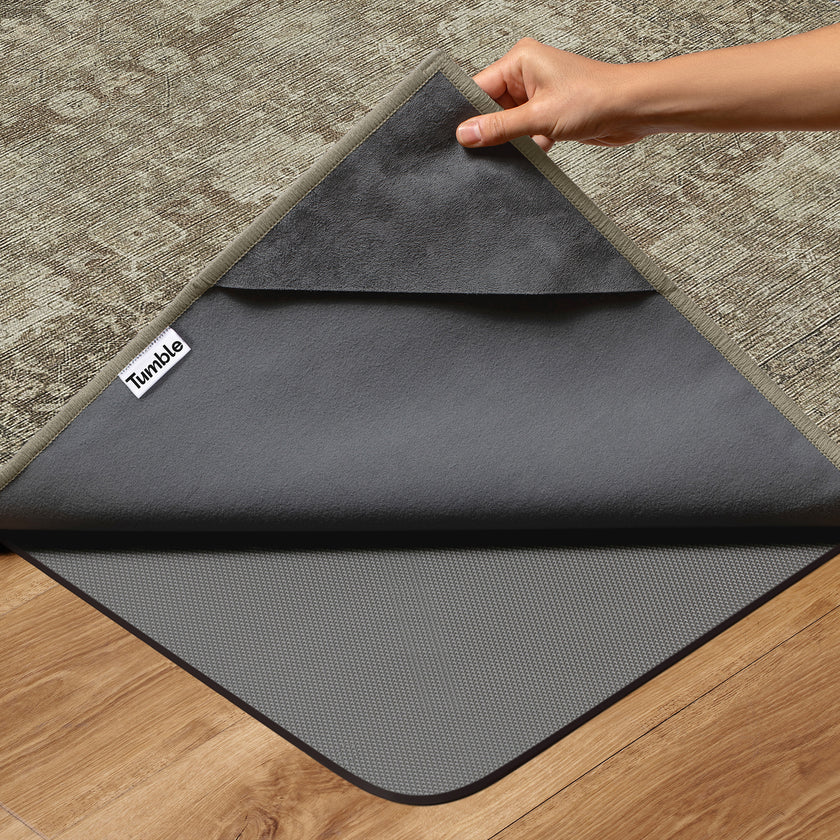 Athena - Brown/Natural - Washable Rug– Tumble