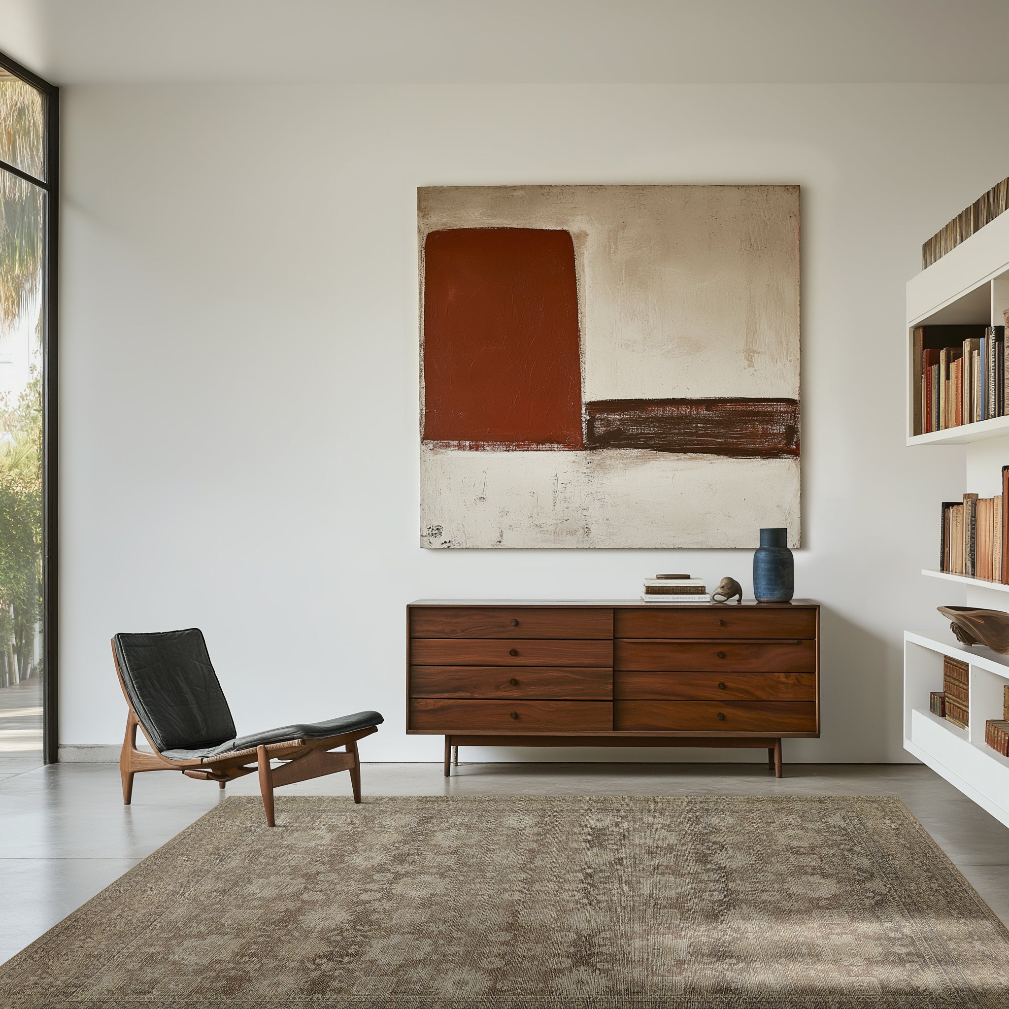 Athena - Brown/Natural - Washable Rug– Tumble