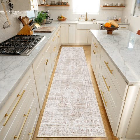 Tumble Rug Color Azra Azra - Ivory/Berry - Washable Rug– Tumble