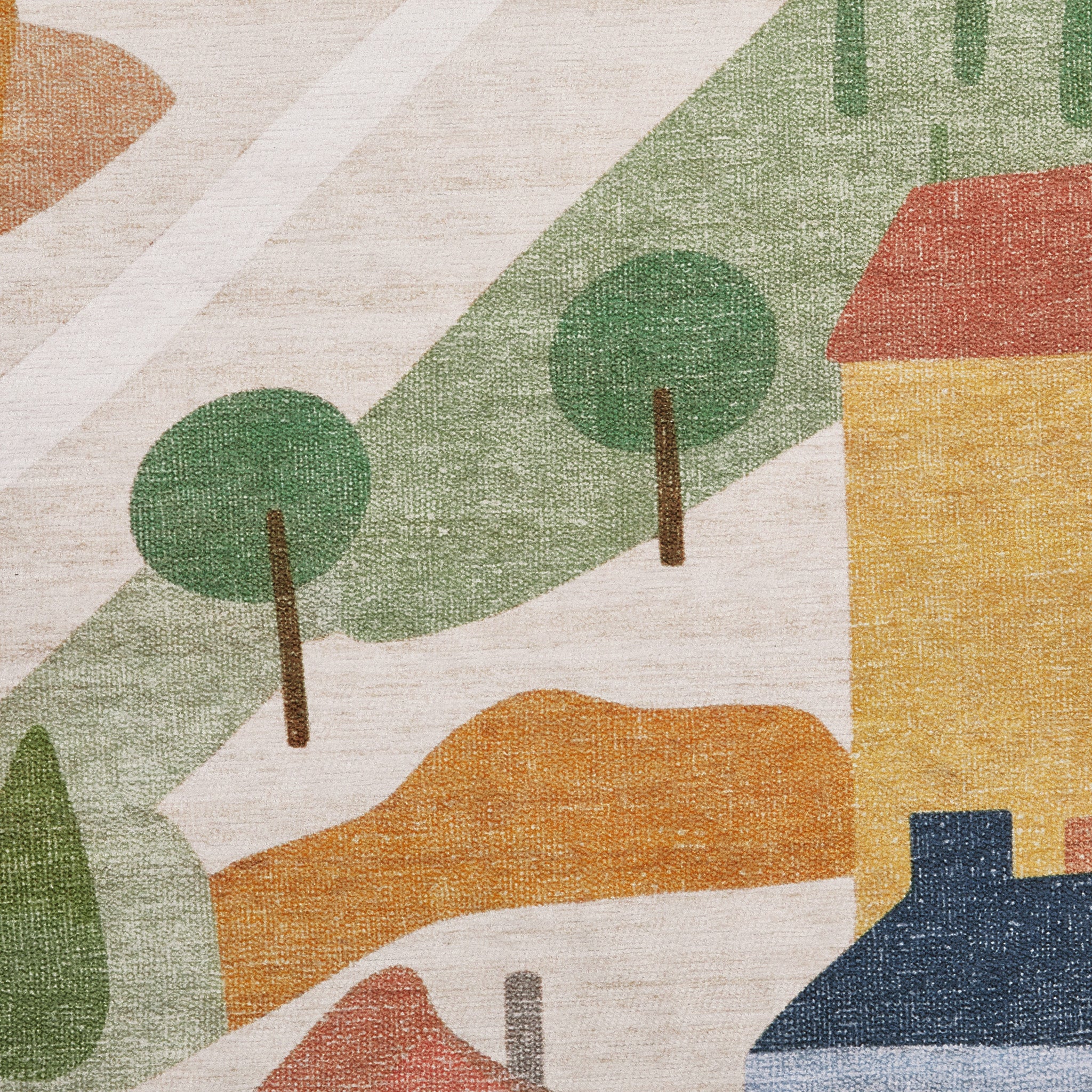 Brooklyn - Sand/Multi - Washable Rug– Tumble