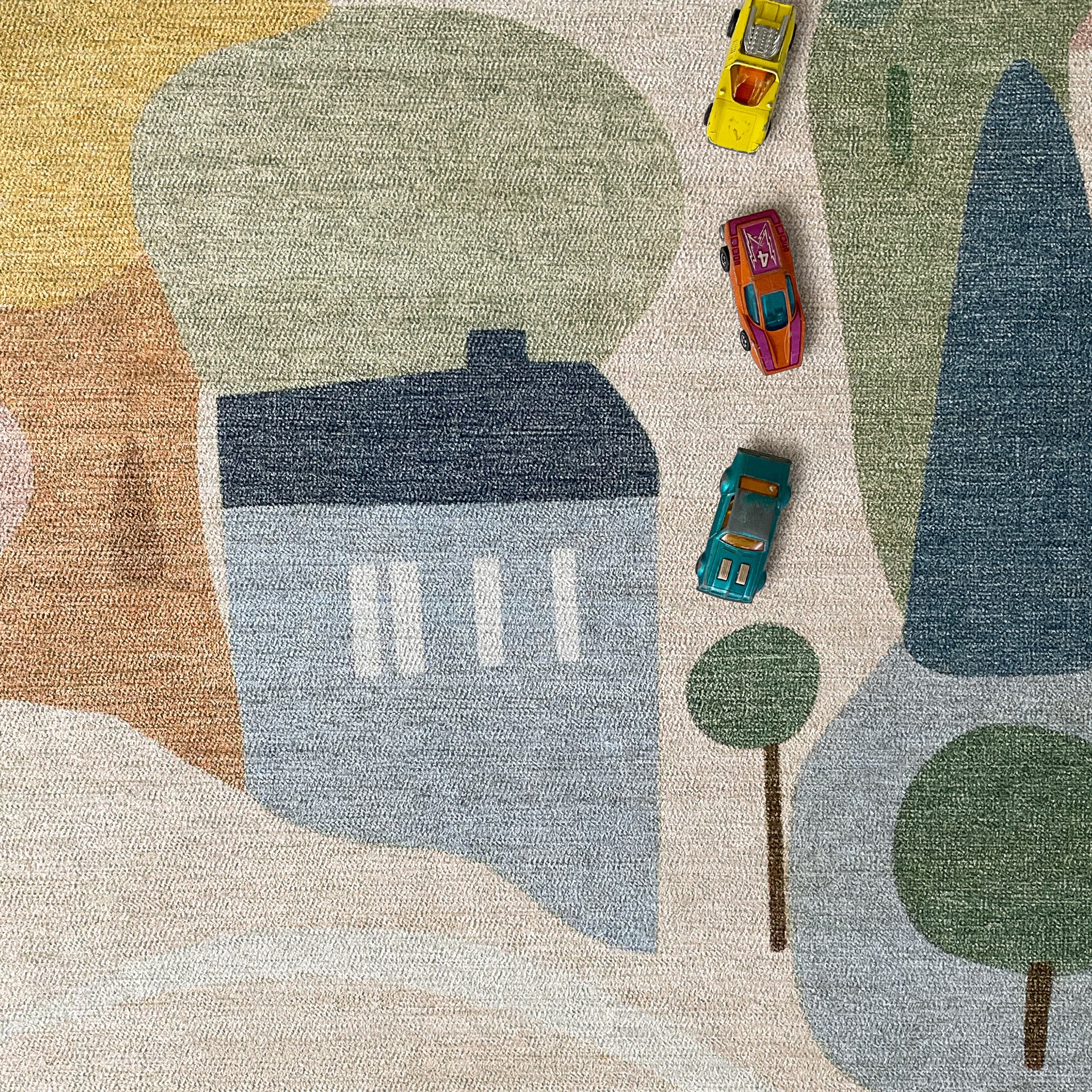 Brooklyn - Sand/Multi - Washable Rug– Tumble