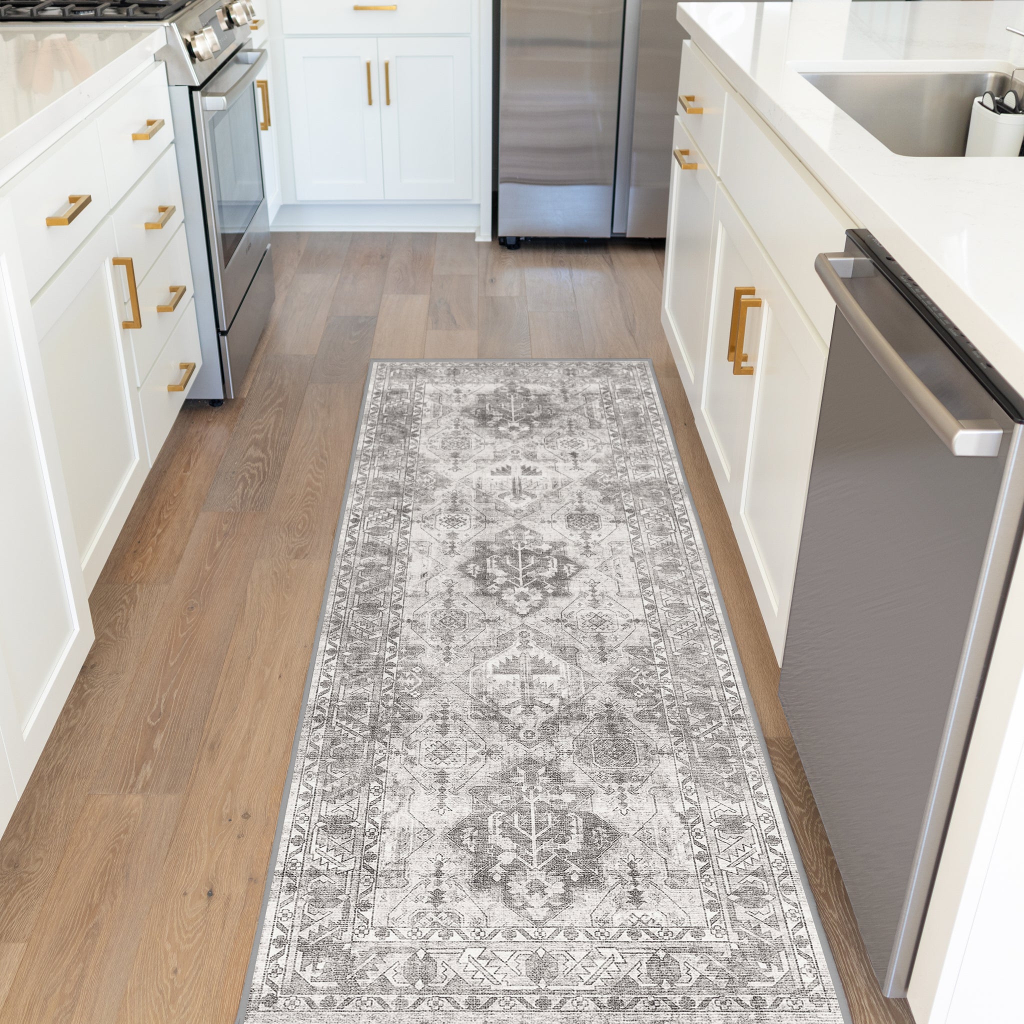 Maya - Ivory/Neutral - Washable Rug– Tumble