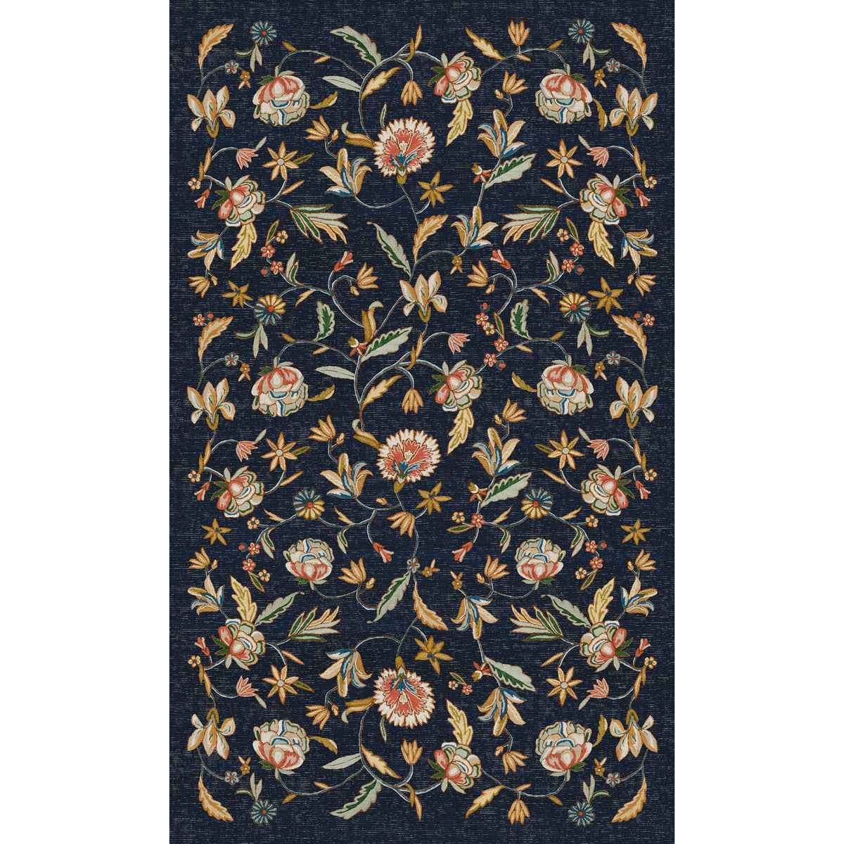Mil Flores - Navy/Gold