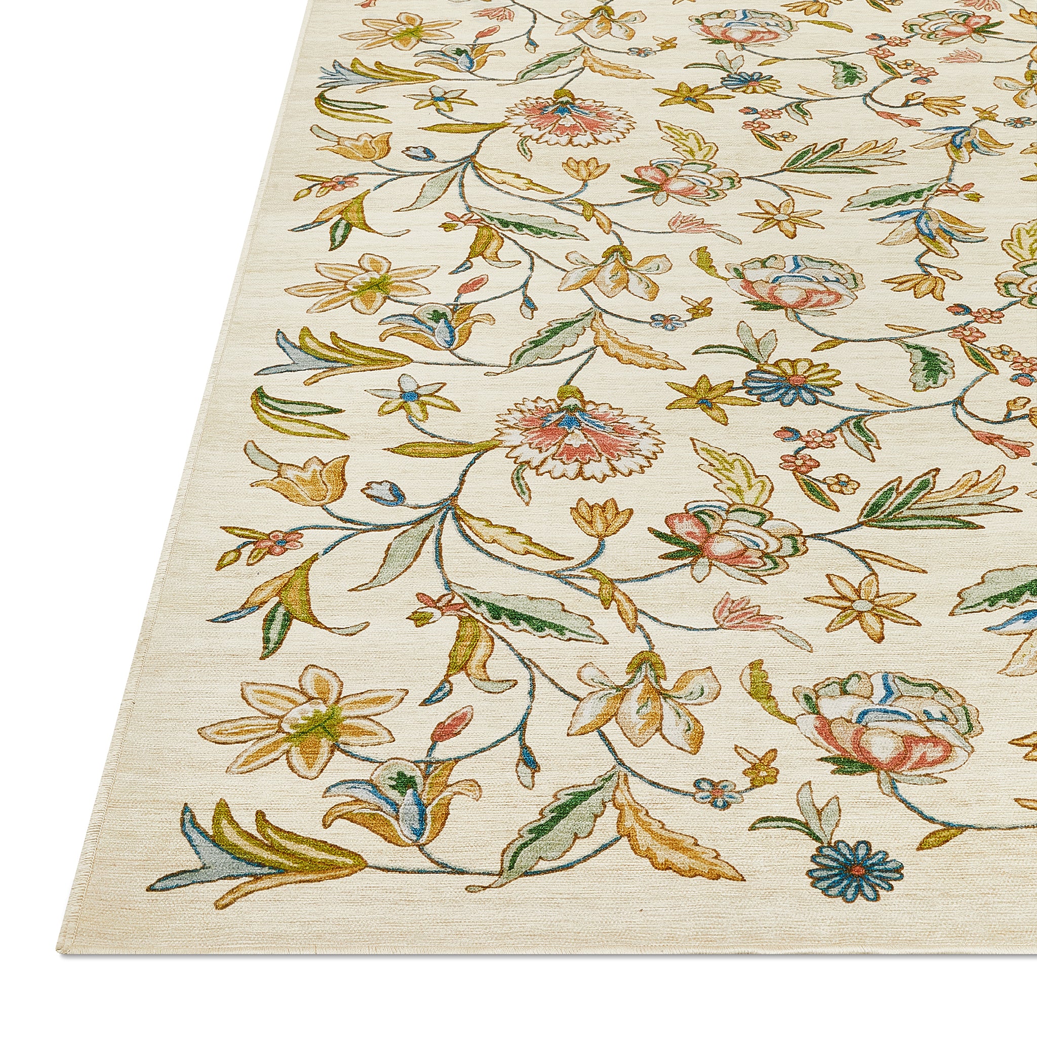 Mil Flores - Sand and Multi - Washable Rug– Tumble