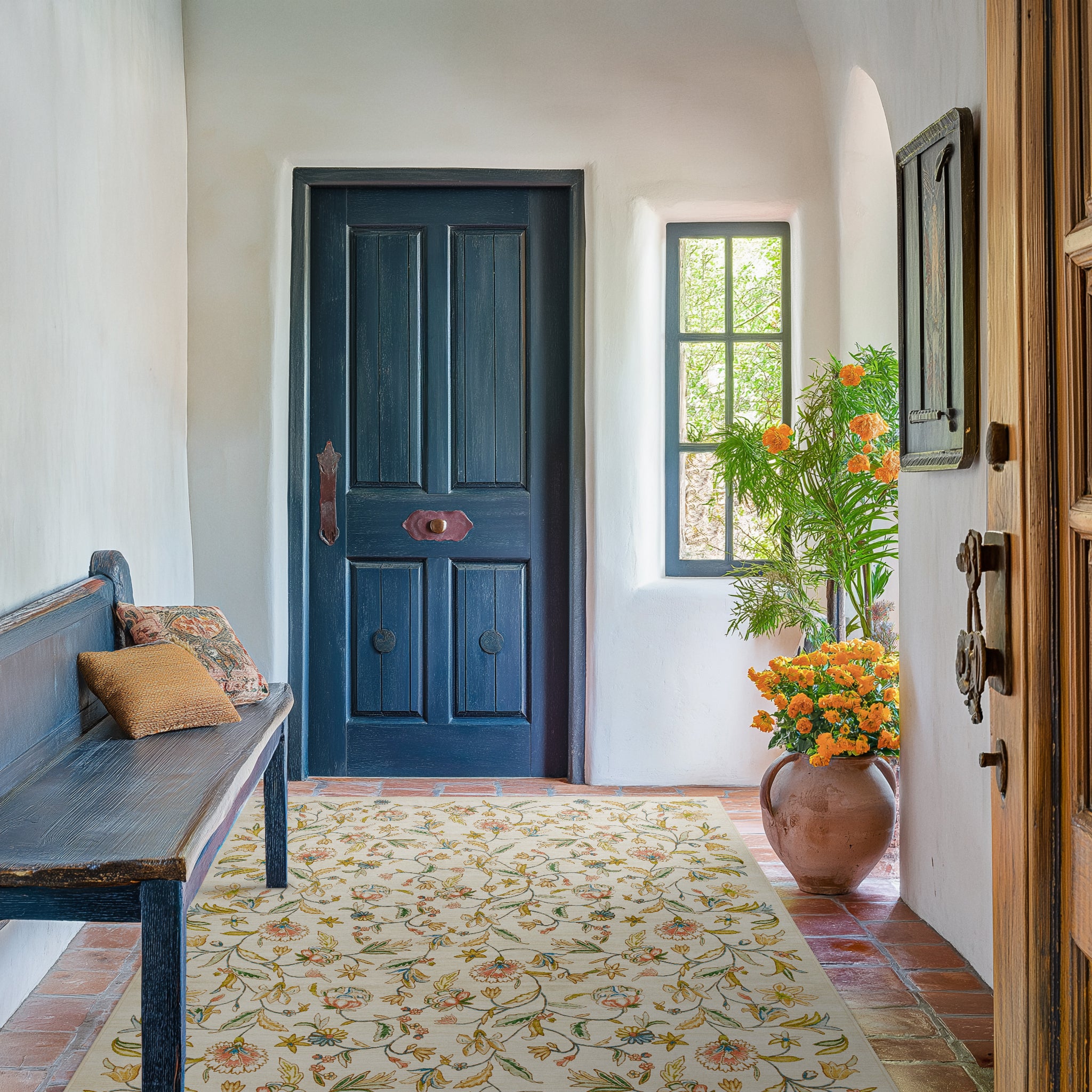 Mil Flores - Sand and Multi - Washable Rug– Tumble