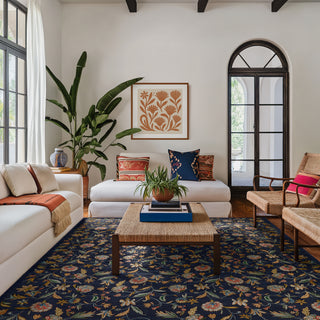 Mil Flores - Navy/Gold