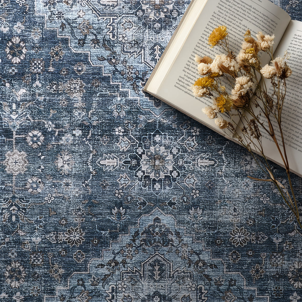 Newbury - Indigo/Beige