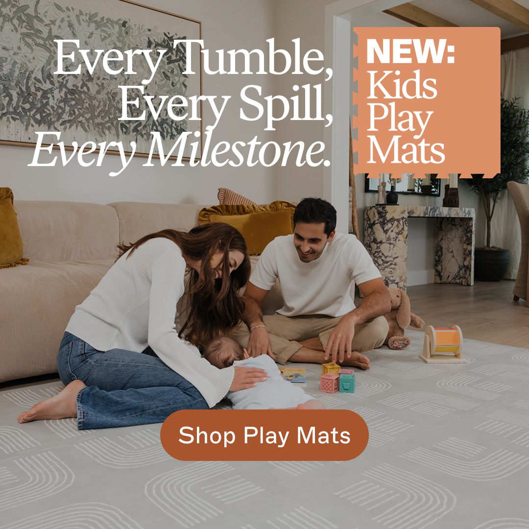 ピンクラグ　Lisa Lisa - Taupe/Multi - Washable Rug– Tumble