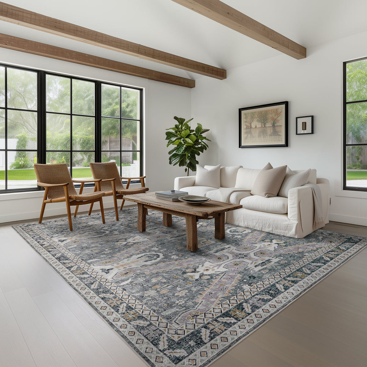 Sable - Green/Multi (Rug Cover)