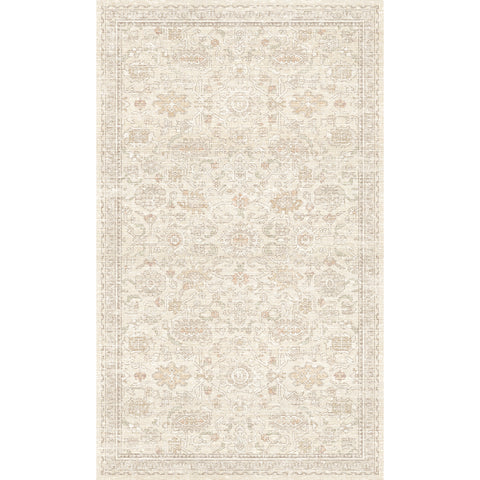 Sophia - Ivory/Beige - Washable Rug– Tumble