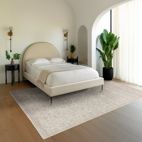 Sophia - Ivory/Beige - Washable Rug– Tumble