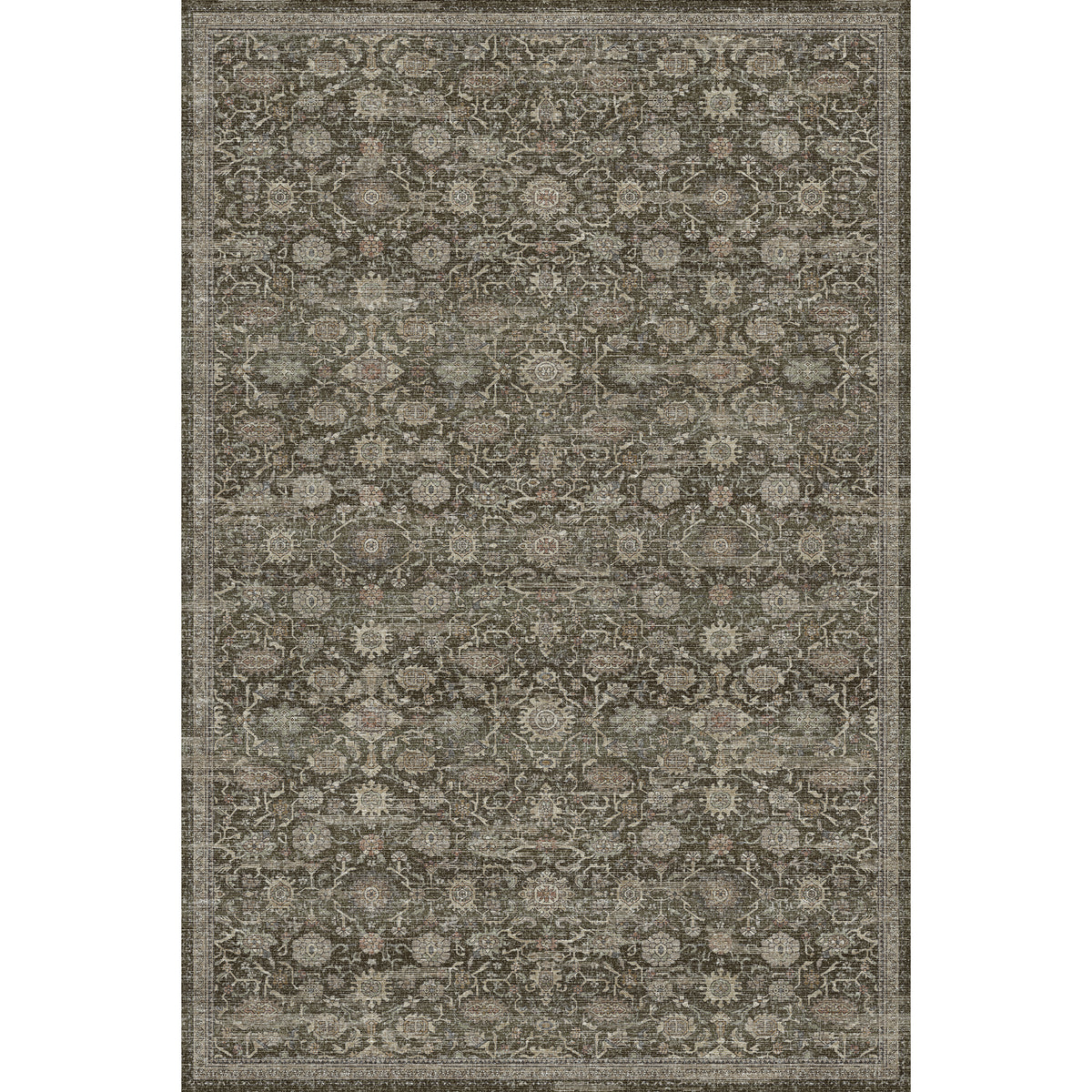 Sophia - Olive/Multi (Rug Cover)