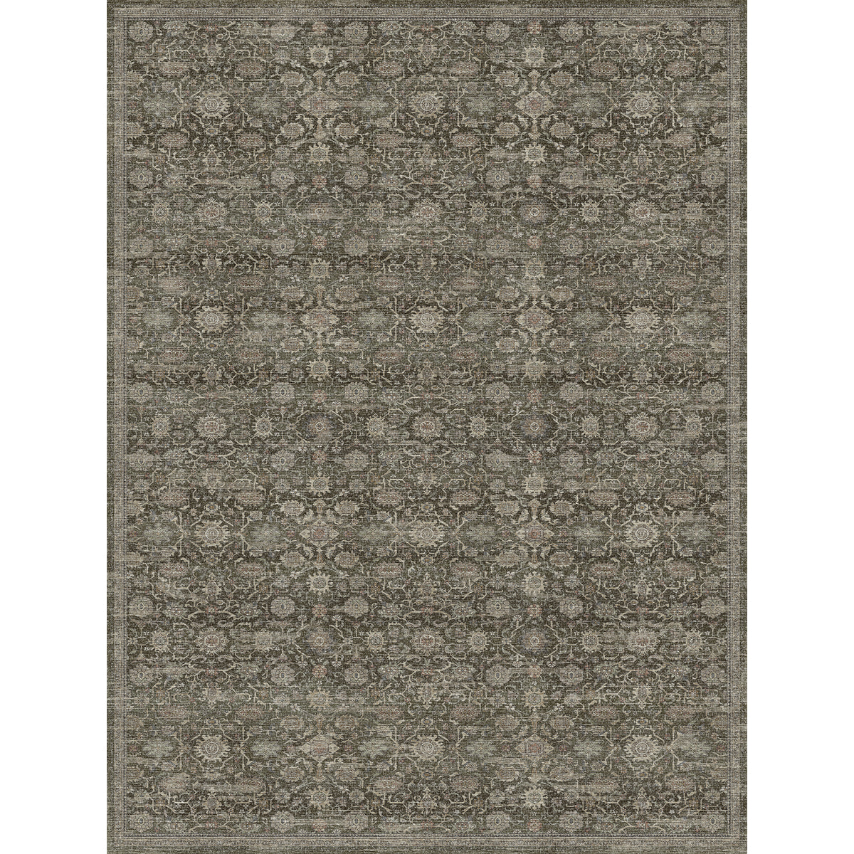 Sophia - Olive/Multi (Rug Cover)