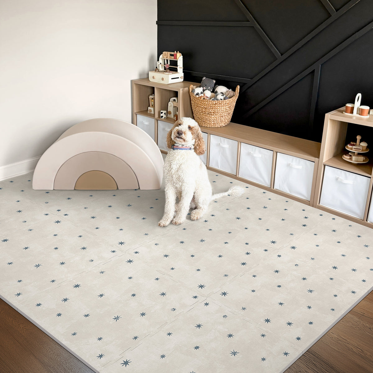 Stars - Oatmeal Play Mat