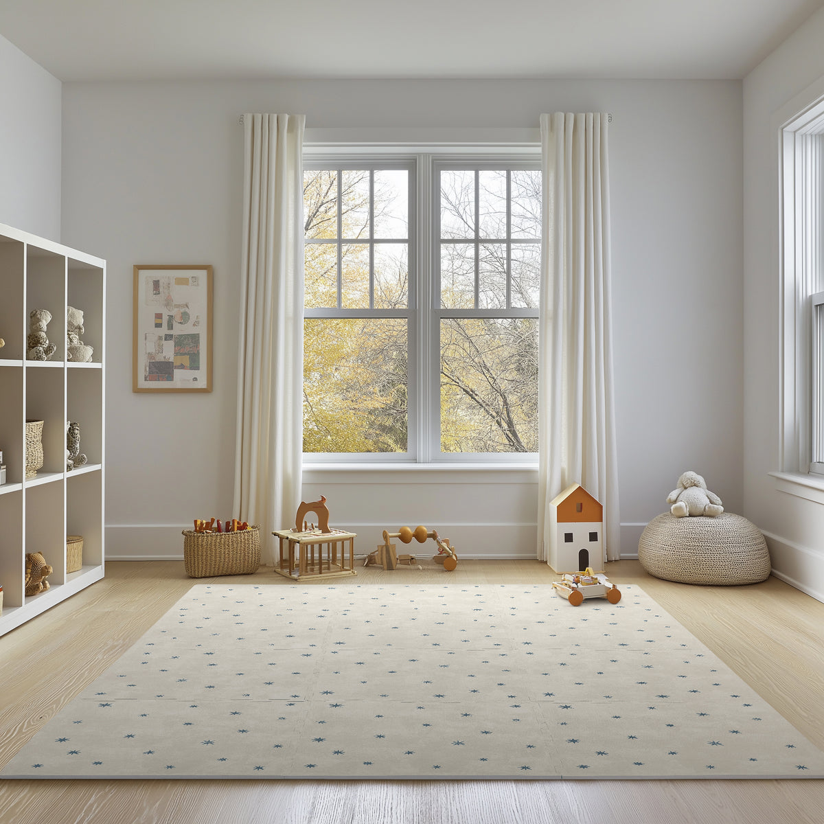 Stars - Oatmeal Play Mat