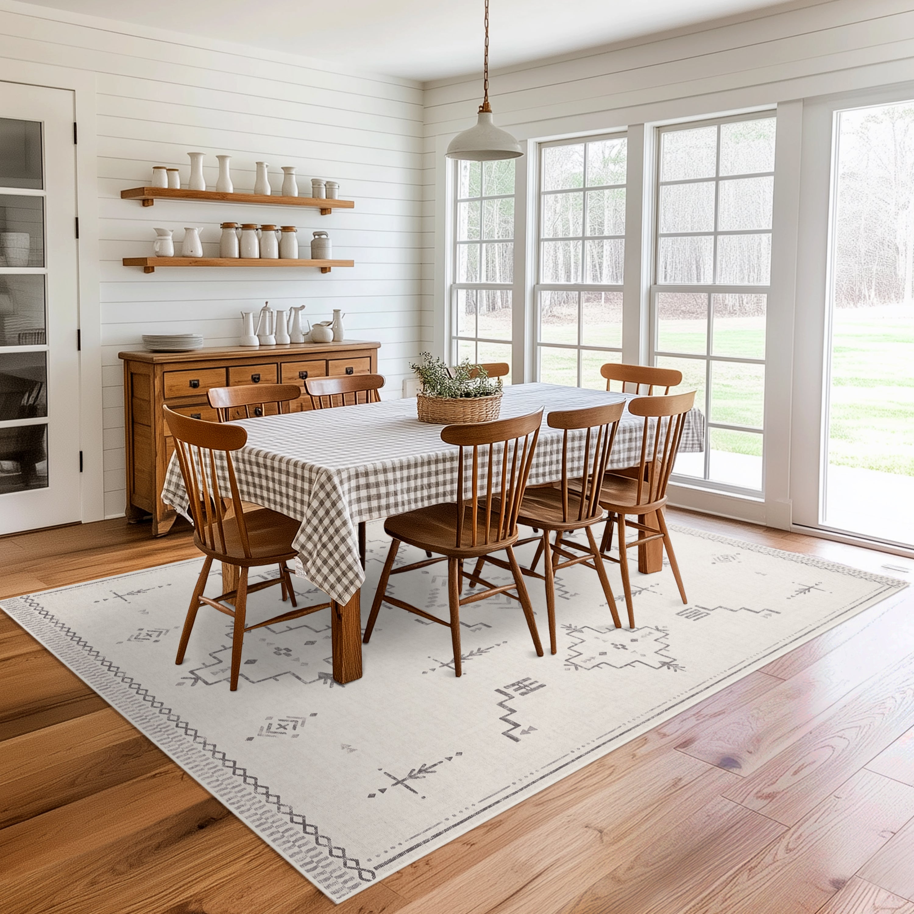クオルツダブルマット Taos - Neutral - Washable Rug– Tumble