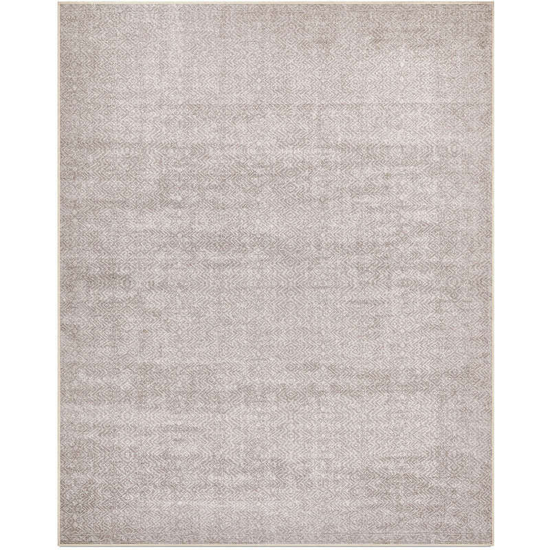 Taupe and Gray 2 ft. 3 in. x 1 ft. 5 in. Small Mat Tulle Washable Floor Mat  Area Rug