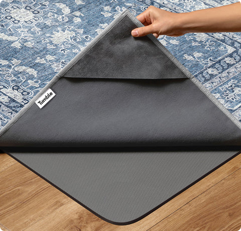Lisa - Taupe/Multi - Washable Rug– Tumble
