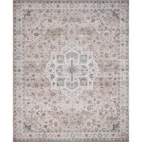 Amara - Blush/Grey - Washable Rug– Tumble