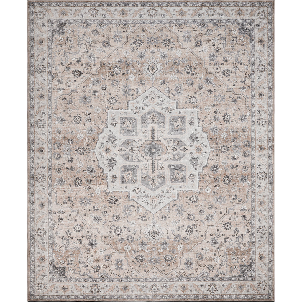 Amara - Blush/Grey - Washable Rug– Tumble