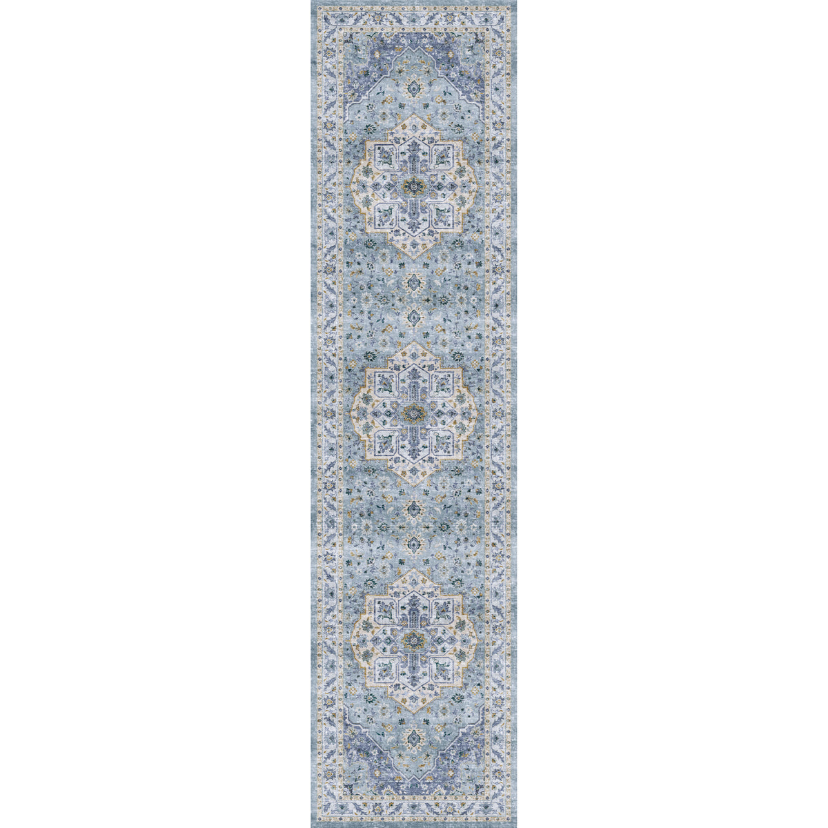 Amara - Light Blue/Ivory