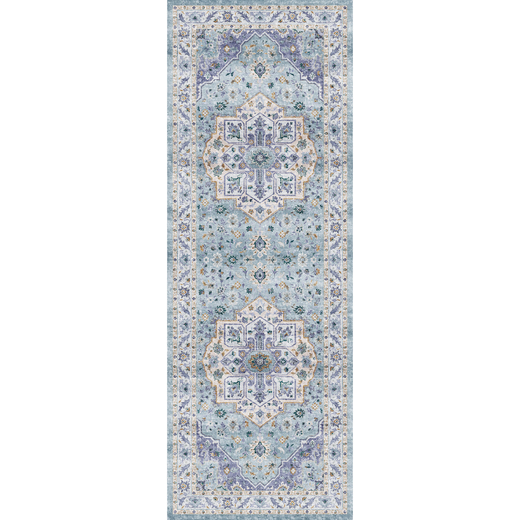 Amara - Light Blue/Ivory