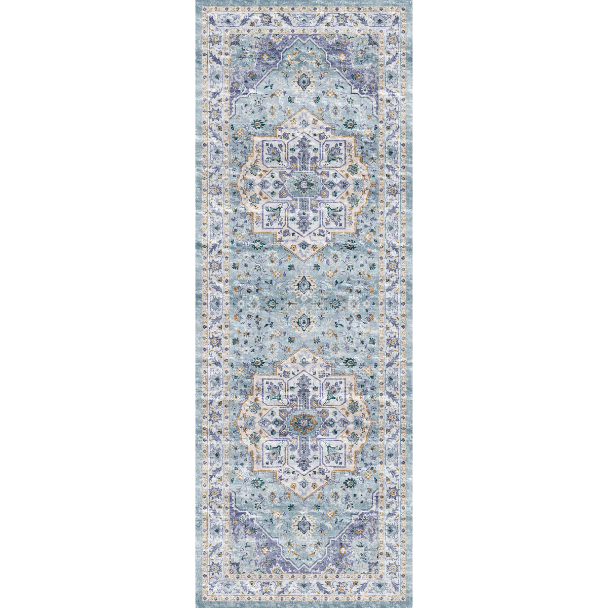 Amara - Light Blue/Ivory