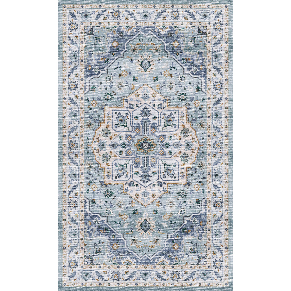 Amara - Light Blue/Ivory