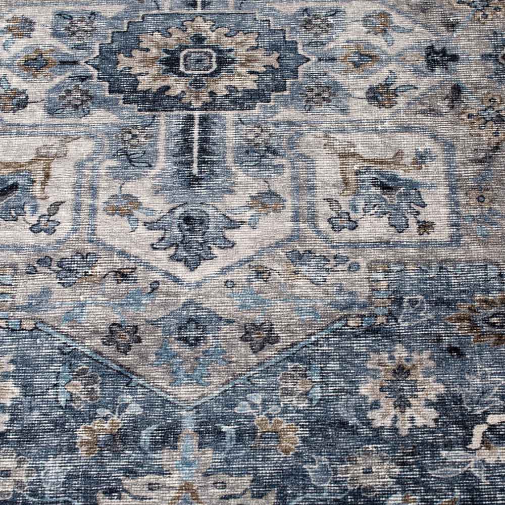 Amara - Indigo/Beige (Rug Cover)