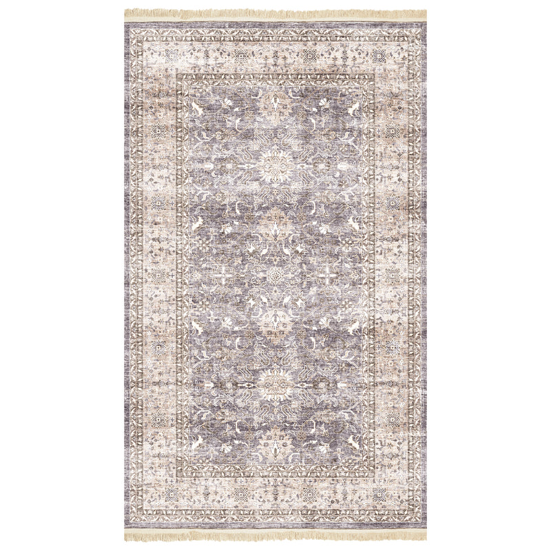 Lisa - Grey/Multi - Washable Rug – Tumble