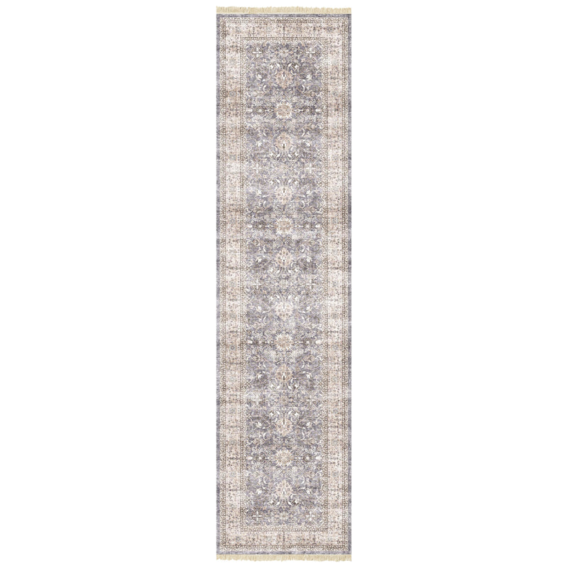 Lisa - Grey/Multi - Washable Rug – Tumble