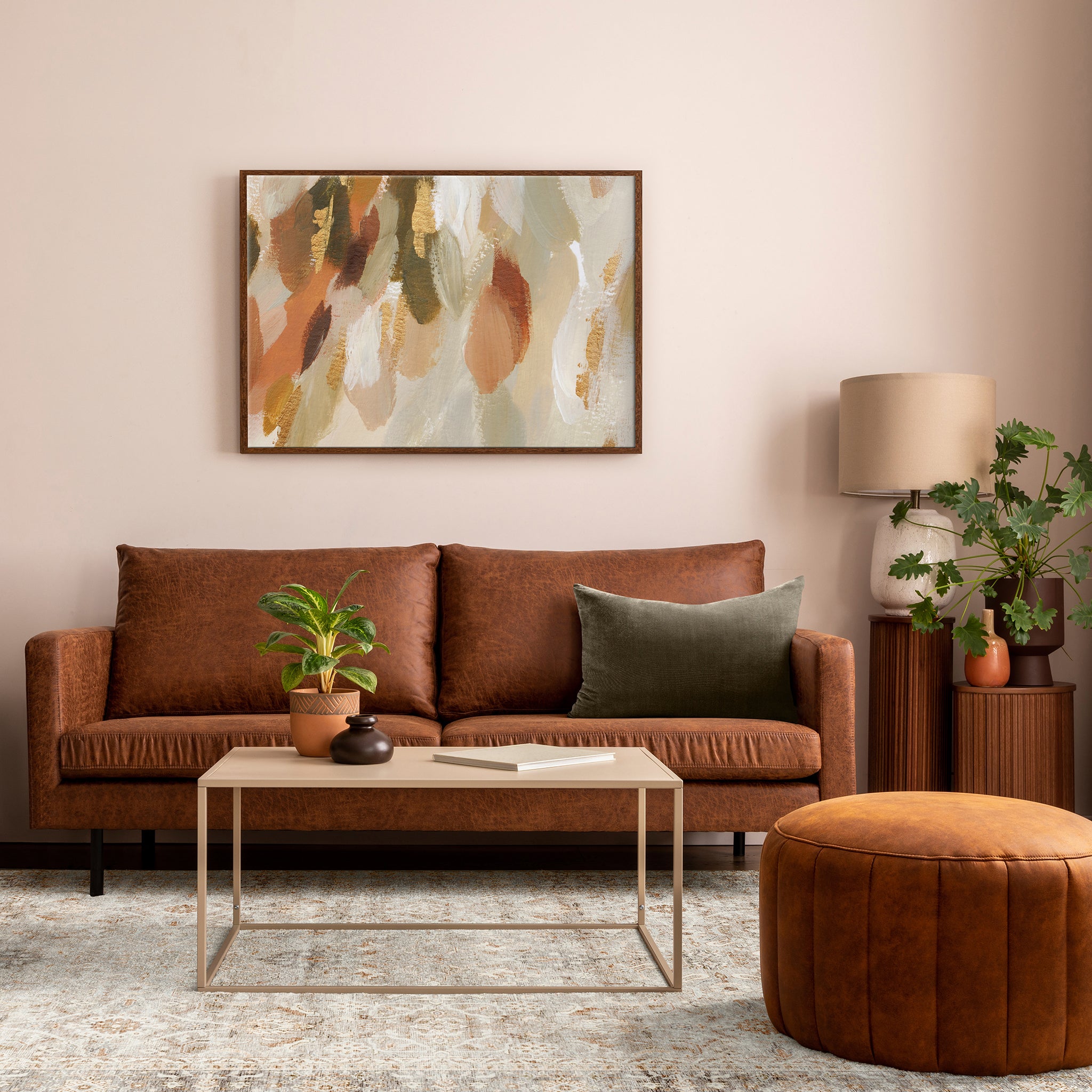 Lisa - Taupe/Multi - Washable Rug– Tumble