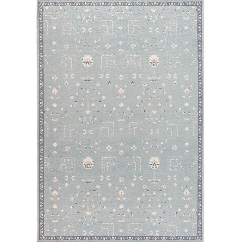 Tabriz - Sea Blue/Ivory