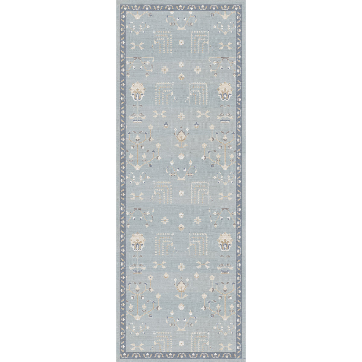 Tabriz - Sea Blue/Ivory