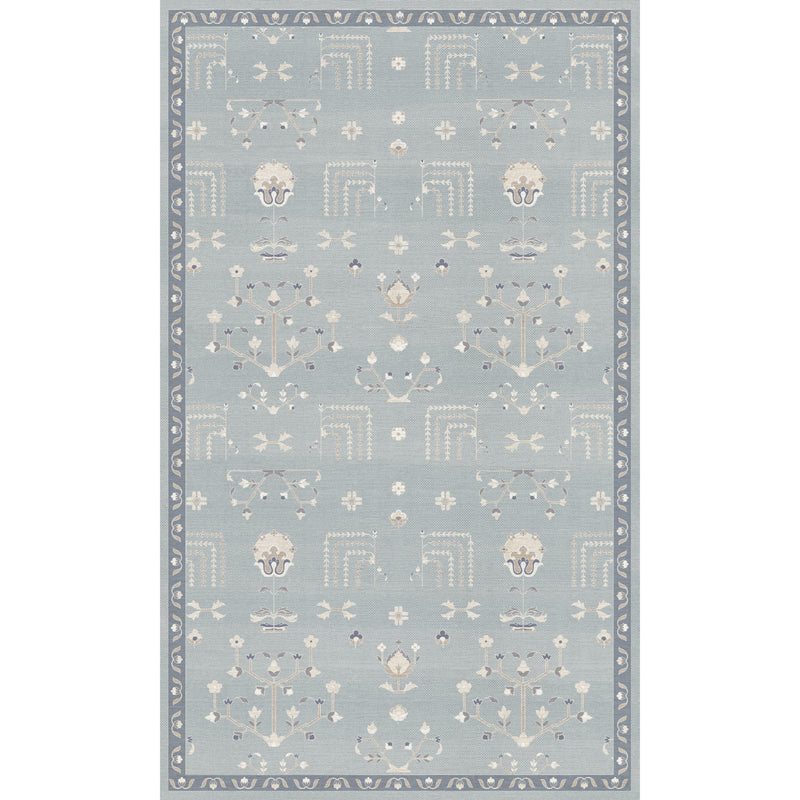 Tabriz - Sea Blue/Ivory