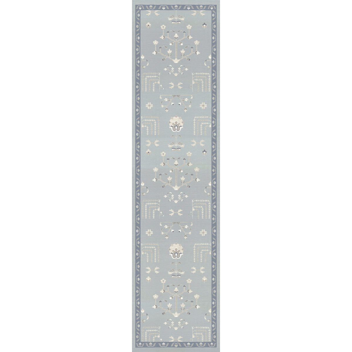 Tabriz - Sea Blue/Ivory