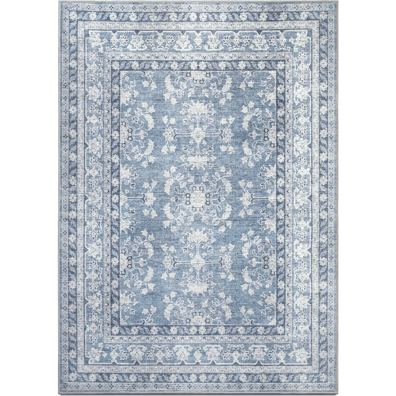 Tara - Blue/Grey - Washable Rug – Tumble